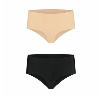 Niewidzialne majtki - Bye Bra Invisible High Brief Nude + Black S